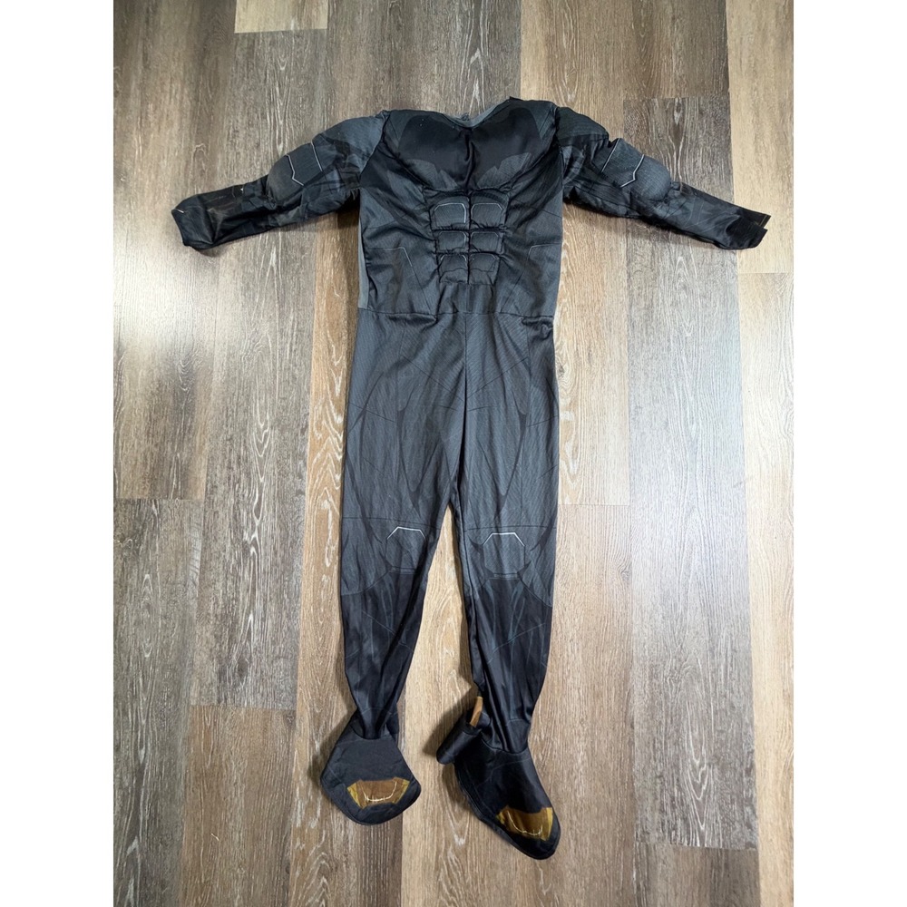 DC Comics Batman Muscle Costume Kids Medium Black Padded Jumpsuit Halloween